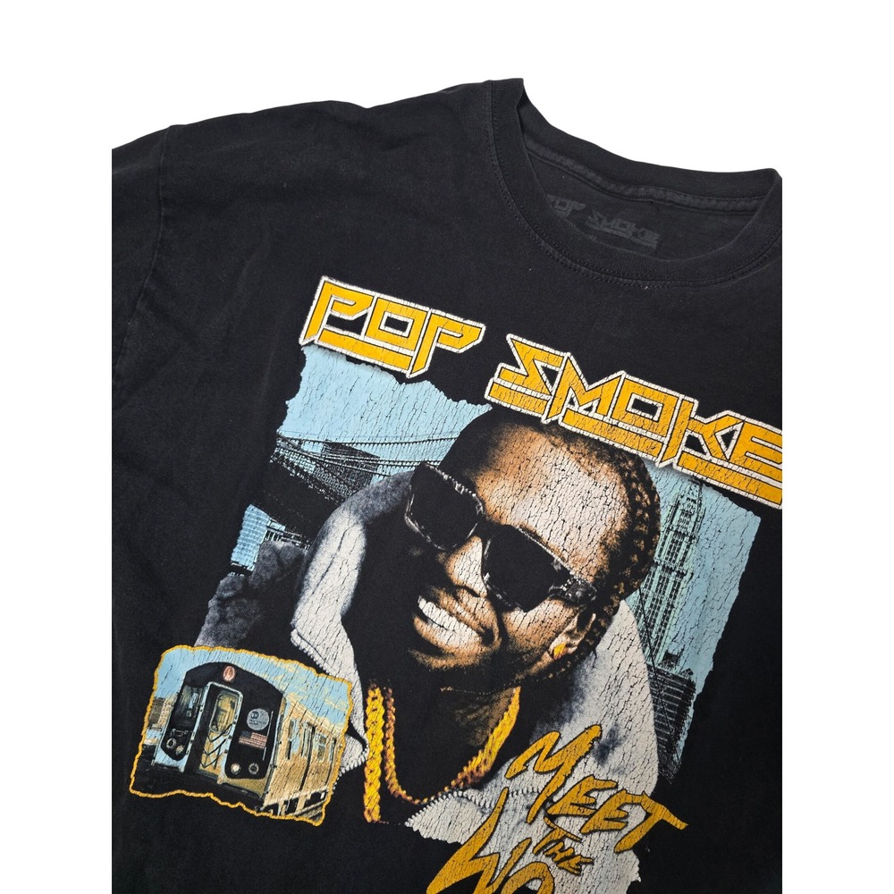 Pop Smoke Shirt Mens XXL Meet The Woo King Of New York Rap Hip Hop Graphic Tee
